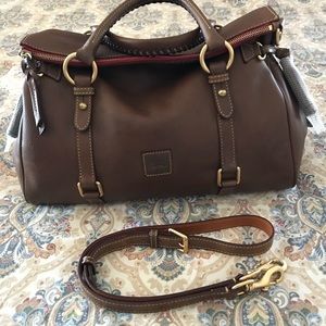 D & B  FLORENTINE SATCHEL *WITH* MATCHING WALLET